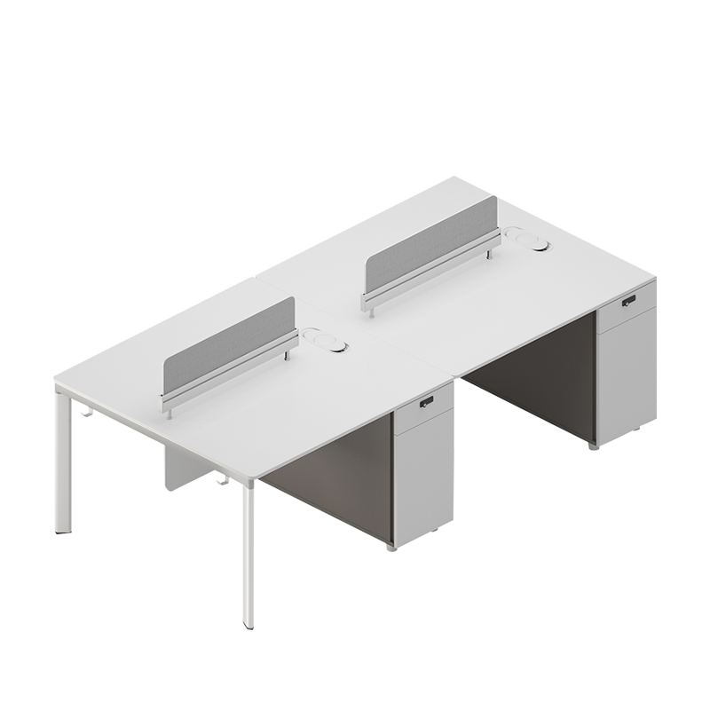 圣奥职员办公桌组合2/4/6人屏风工位二四六sunon简约现代办公家具-图3