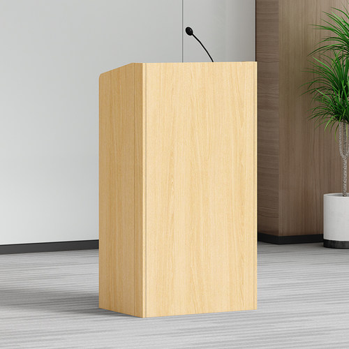 免安装折叠讲台会议室报告厅演讲台发言台迎宾接待台主持讲台桌 - 图3