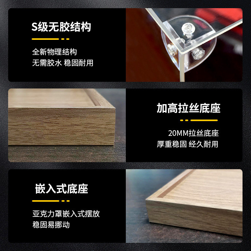 手办模型收纳展示盒适用国博凤冠八音盒摆件玩具亚克力透明防尘罩,淘宝优惠券,粉丝福利购,淘宝优惠卷