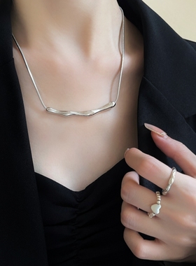 棉条虫合金合金女金属不规则项链