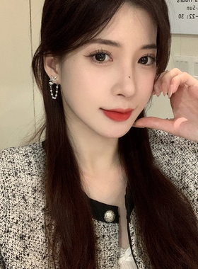 棉条虫日韩合金女海星贝壳耳环