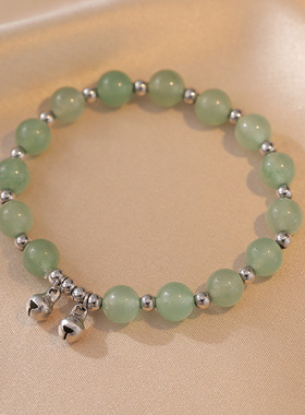 手链女 网红气质天然冰萃天然石简约闺蜜手链ins小众手串