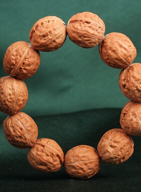 天然野生文玩桃核手串佛珠猴头核