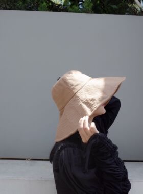 rosex日系出游春夏可折叠大帽檐