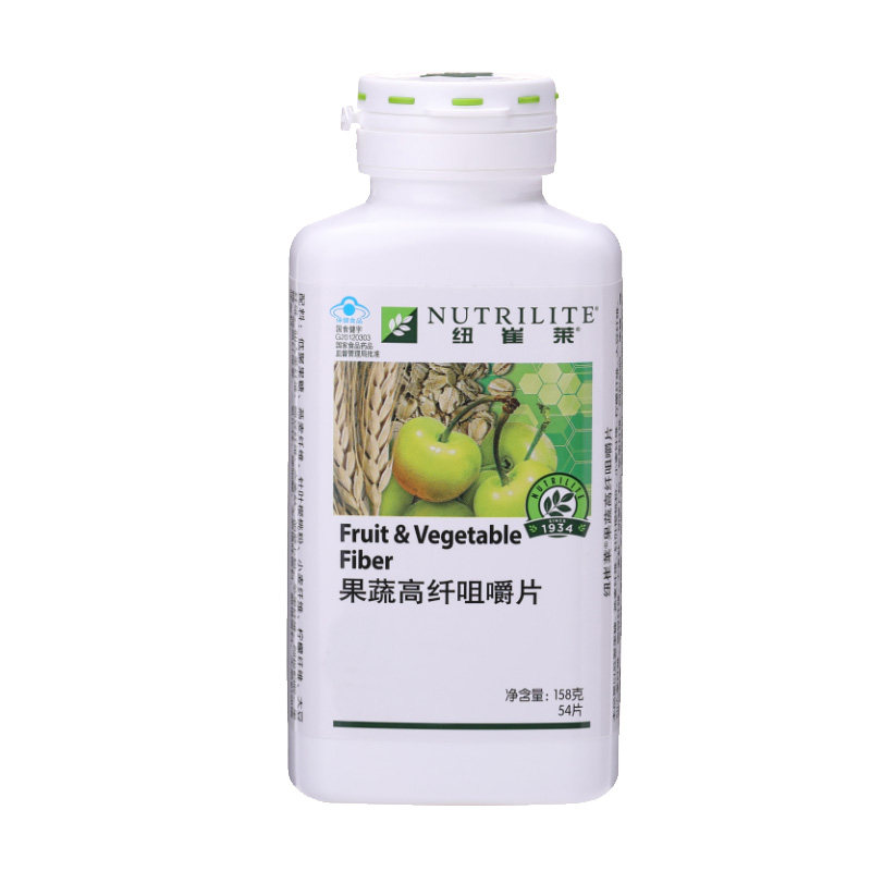 安利果蔬国产安利纽崔莱高纤咀嚼片 馨怡安居保健品膳食纤维/果蔬纤维