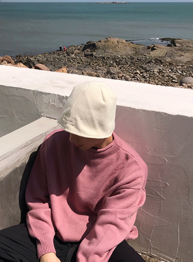街头潮酷贴布显脸小渔夫帽水桶帽