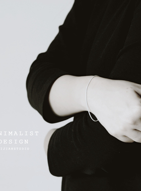 s925纯银手链麻花编织简约个性韩版时尚原创气质甜美手镯女款包邮