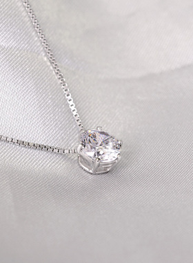 韩版时尚风莫桑石六爪女士吊坠