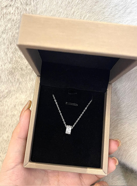 S925银锁骨链女轻奢礼物