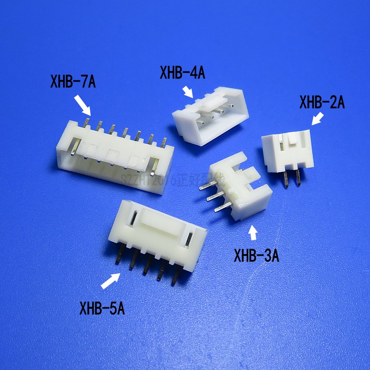 XHB针座TJC3B带锁针座间距2.54mm2p3p4p516p带扣插座带勾环保铜针 - 图1