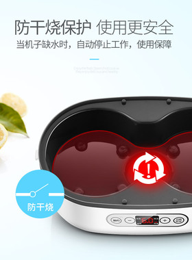 生活元素陶瓷内胆插电加热饭盒