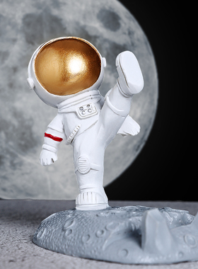 手机支架宇航员创意懒人通用平板万能床头桌面看电视追剧可爱摆件