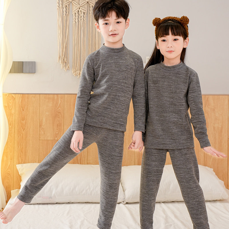 贝贝怡儿童羊毛桑蚕丝保暖内衣套装秋冬男女童秋衣秋裤小孩家居服,淘宝优惠券,粉丝福利购,淘宝优惠卷