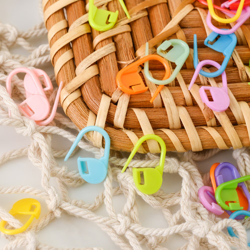 手工编织工具配件包塑料记号扣缝合针毛线钩针小别针diy材料 - 图3