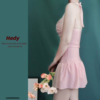 Hedy swimsuit ແມ່ຍິງ summer ຫນຶ່ງສິ້ນປົກຫຸ້ມທ້ອງ slimming ຄົນອັບເດດ: ໃຫມ່ເກົາຫຼີ ins conservative fairy sexy swimsuit ແມ່ຍິງ