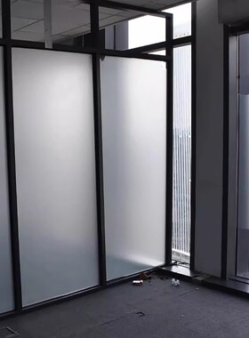 磨砂玻璃贴纸透光不透明卫生间浴室门防窥隐私窗户防走光静电贴膜