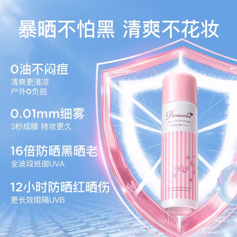 【烈儿宝贝直播间】娜丽丝防晒喷雾女全身通用身体面部防紫外线