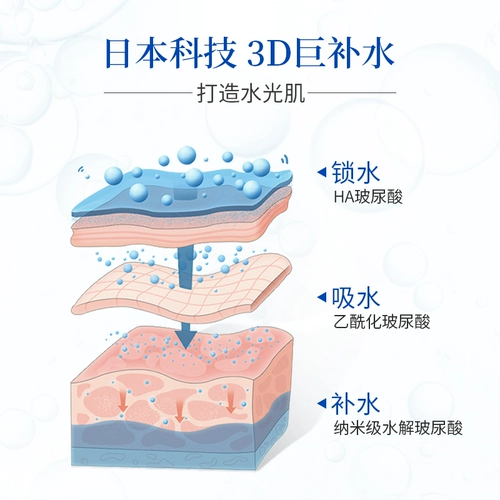 Увлажняющий тонер подходит для мужчин и женщин для ухода за кожей, освежающий лосьон с гиалуроновой кислотой, 500 мл