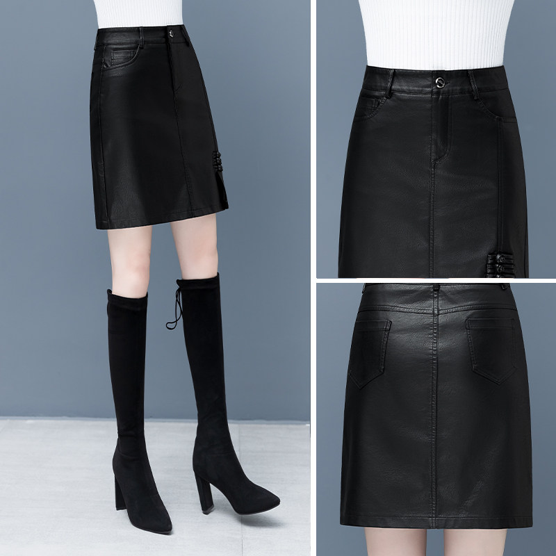 秋冬2021新款显瘦高腰气质子半身裙 杭妮半身裙