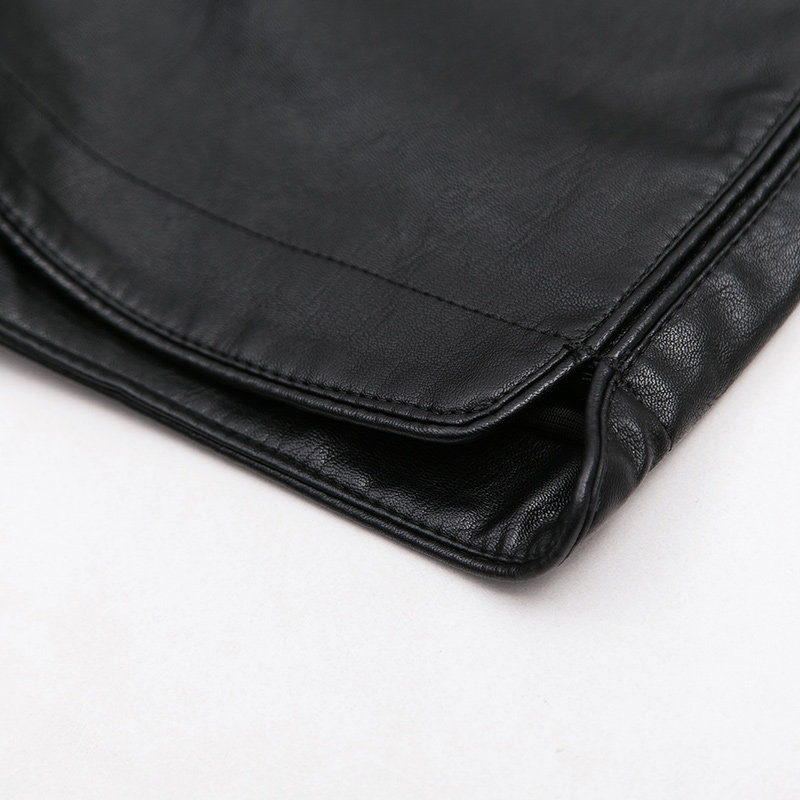 pu皮短裤女士2020新款高腰短裙裤子 杭妮休闲裤