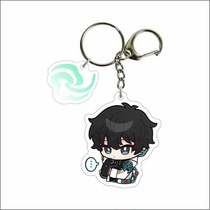 Collapse Star Dome Railway Double Layer Key Button Dang Constant Drinking Moon Jun Perimeter Acrylic Pendants Clara School Bag Hanging Accessories