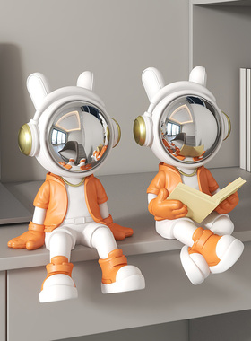 创意宇航员电竞房装饰品摆件