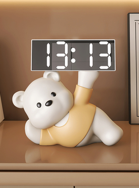 创意石来运转时钟桌面摆件