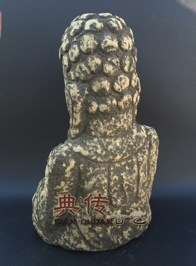 仿古石雕佛像人物青石做旧复古