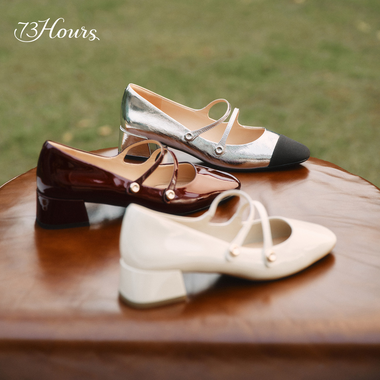 73hours女鞋音乐剧2026春季新款法式复古粗跟增高玛丽珍鞋单鞋女,淘宝优惠券,粉丝福利购,淘宝优惠卷