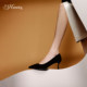 刘亦菲同款73hours女鞋Brittany春新款通勤尖头职业细高跟鞋单鞋