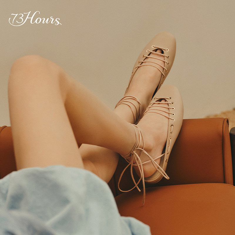 73hours女鞋罗马晴天2025夏季新款时尚芭蕾鞋平底拖鞋女玛丽珍鞋,淘宝优惠券,粉丝福利购,淘宝优惠卷