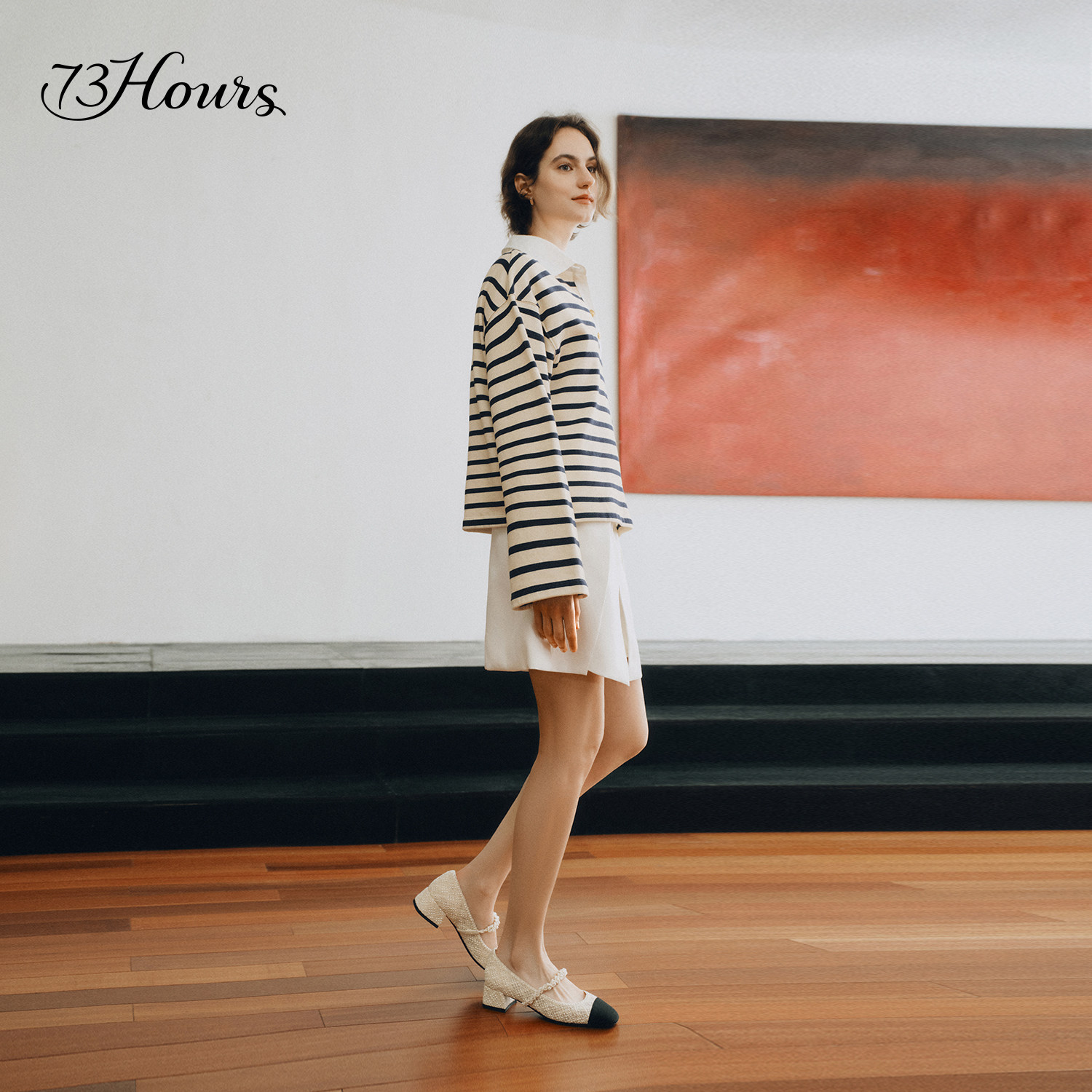 73hours女鞋巴黎恋人2026春季新款小香风粗跟玛丽珍鞋女高跟单鞋,淘宝优惠券,粉丝福利购,淘宝优惠卷