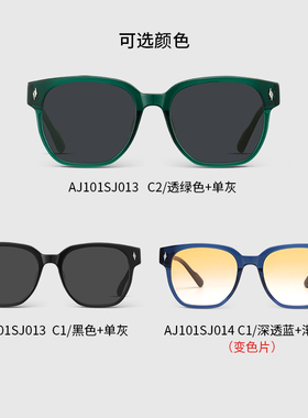 AOJO变色镜片时尚造型墨镜