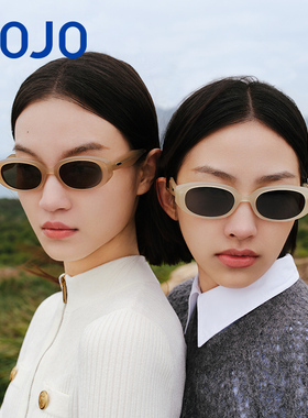 aojo防紫外线偏光小方框窄框墨镜