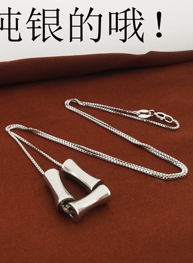 S925纯银小蛮腰项链女女款锁骨链