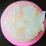 Мыло ручной работы, круглая форма для мыла, силиконовая форма, свеча, DIY