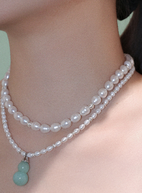 灿烂Smile新中式天然珍珠项链