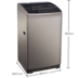 máy giặt aqua 8kg Whirlpool / Whirlpool WB70804G 7 kg hộ gia đình công suất lớn hoàn toàn tự động máy giặt mất nước - May giặt máy giặt bosch May giặt