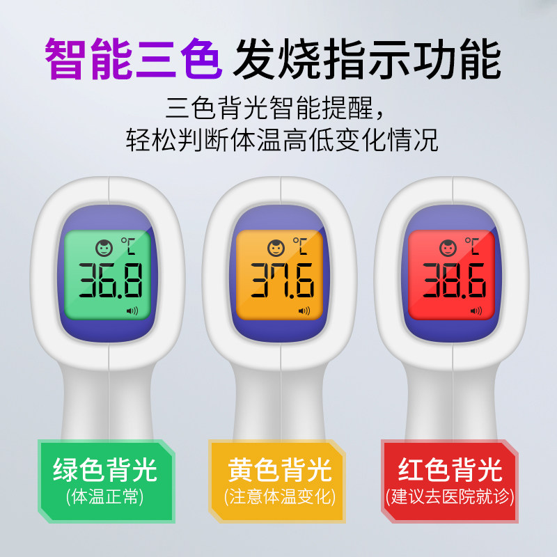 红外线现货高精度额头电子医额温枪 境跃医疗器械体温计类