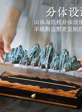 青沉香薰炉紫檀炉线性香薰炉