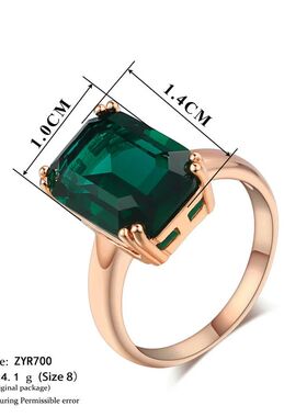 CC Rings For Women Ladies Vintage Bridal Wedding Jewelry Ros