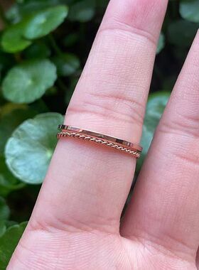 2PCS Band Gold Plated Silver Color Wedding Couple Rings Set