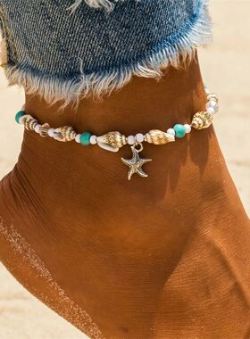 Shell Anklets for Women New Foot Jewelry Summer Beach Barefo