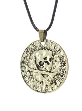 Fashion Uncharted 4 Drake Skull Necklace Mens Game Jewelry L