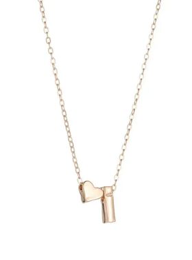 Fashion Tiny Heart Dainty Necklace Gold Silver Color