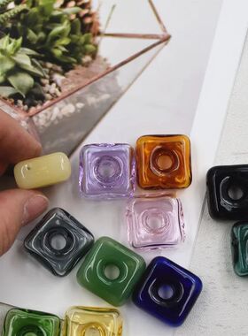 1X Square Diffuser Perfume Refillable Handmade Essential Oil