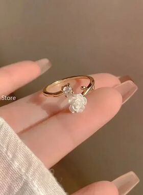 Trend Luxury Rings for Women Gold Plated Stainless Steel Ros