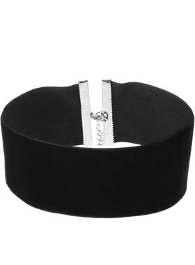 Goth Black Velvet Choker Necklaces Gothic Style Rope Women N