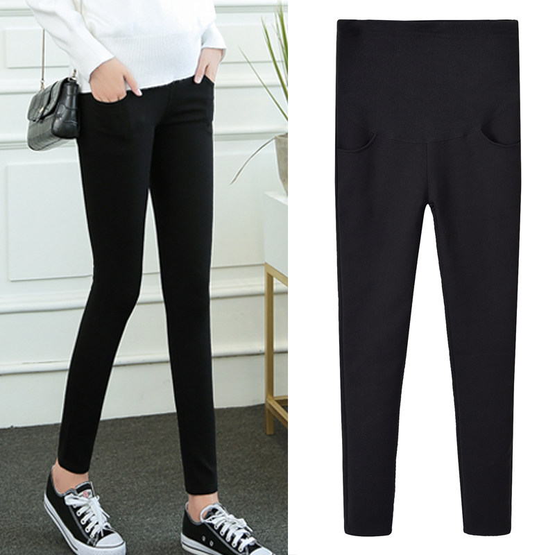 孕妇裤子春秋款外穿休闲九分打底裤 海灿母婴孕妇打底裤