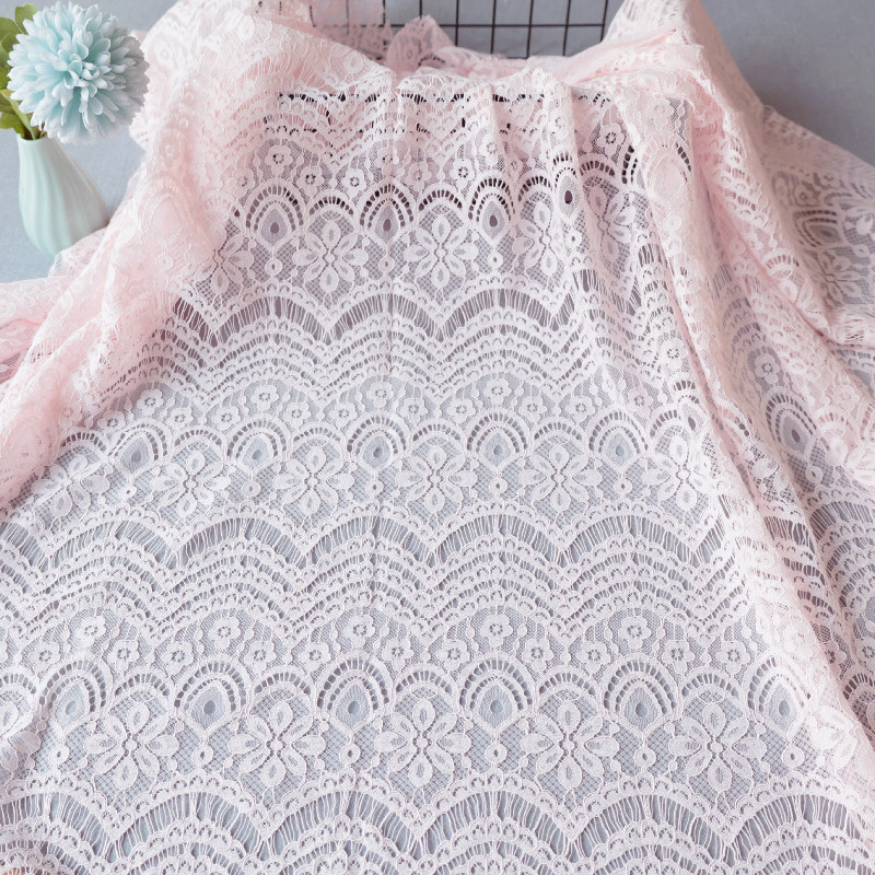彩色蕾丝镂空布料桌布摆台窗帘面料甜品台拍照背景布弹力服装面料,淘宝优惠券,粉丝福利购,淘宝优惠卷